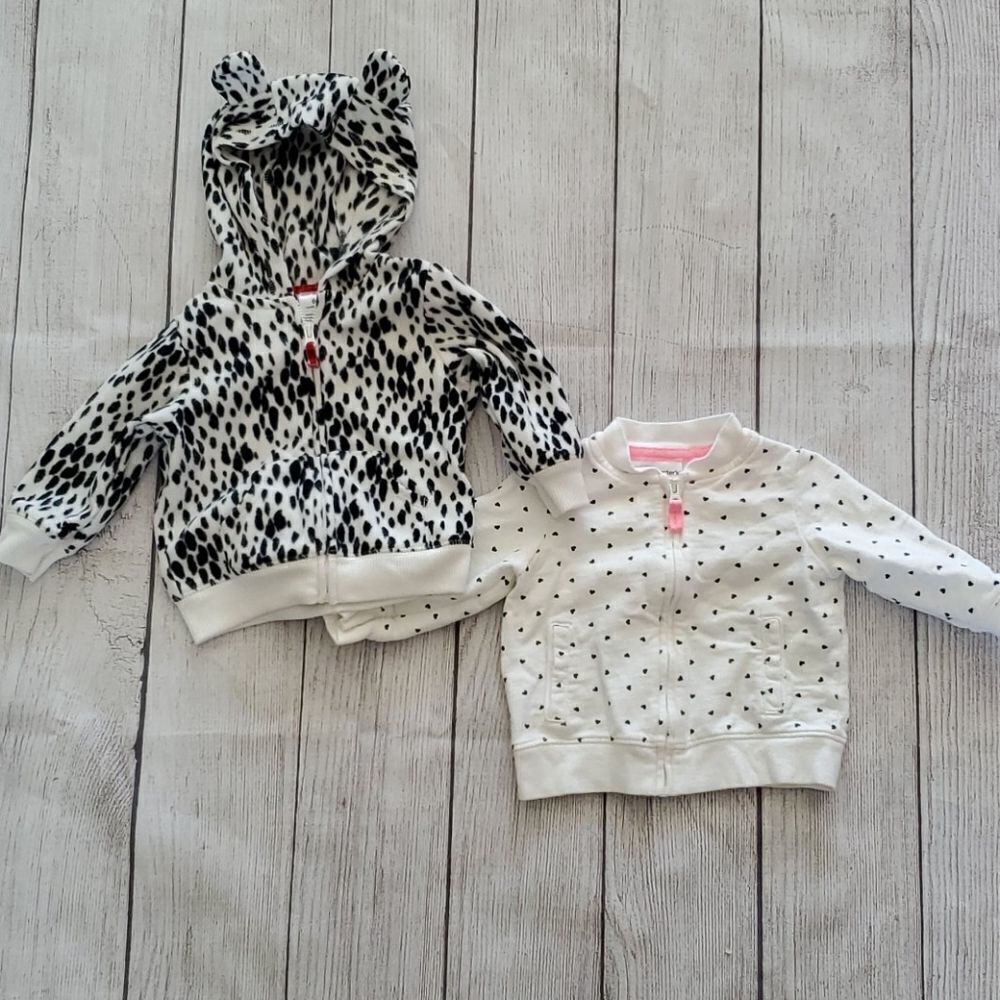 2 Carter's Sweatshirts 6m